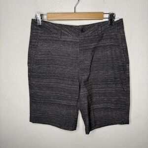 New Quicksilver Amphibian Shorts‎ Men's 28 Gray Board Short Pockets Beach